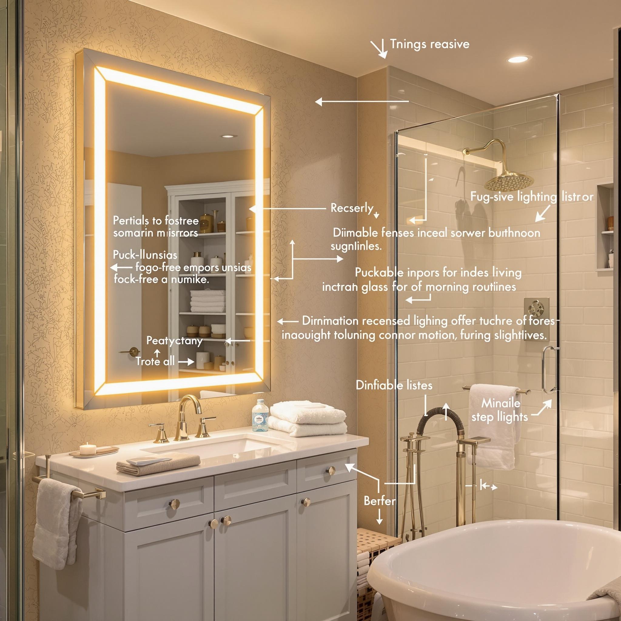 Bathroom Lighting That Sets the Mood ideas