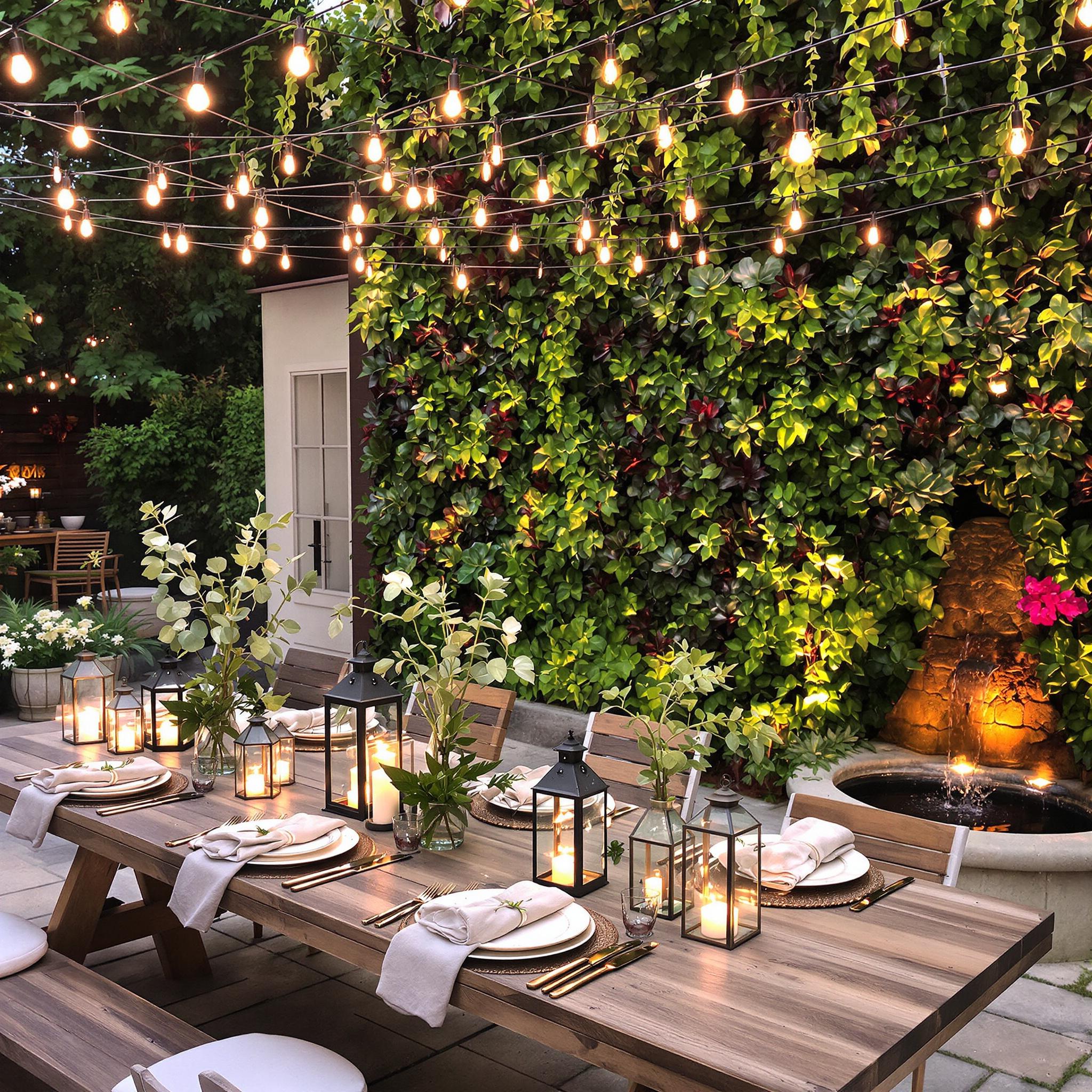Chic Outdoor Dining Space Ideas tips