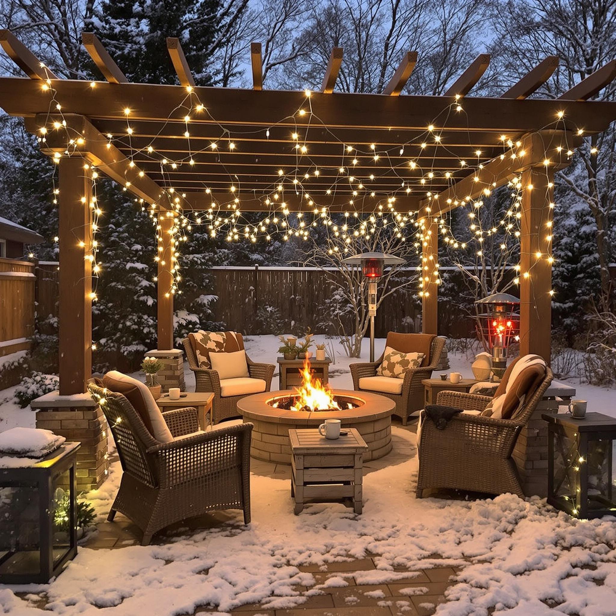 Cozy Fire Pit Patio Layouts ideas