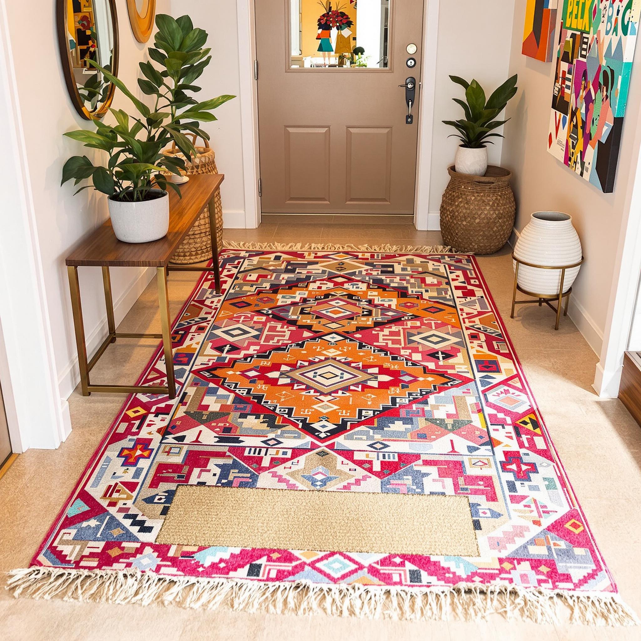 Entryway Rug Ideas That Pop tips