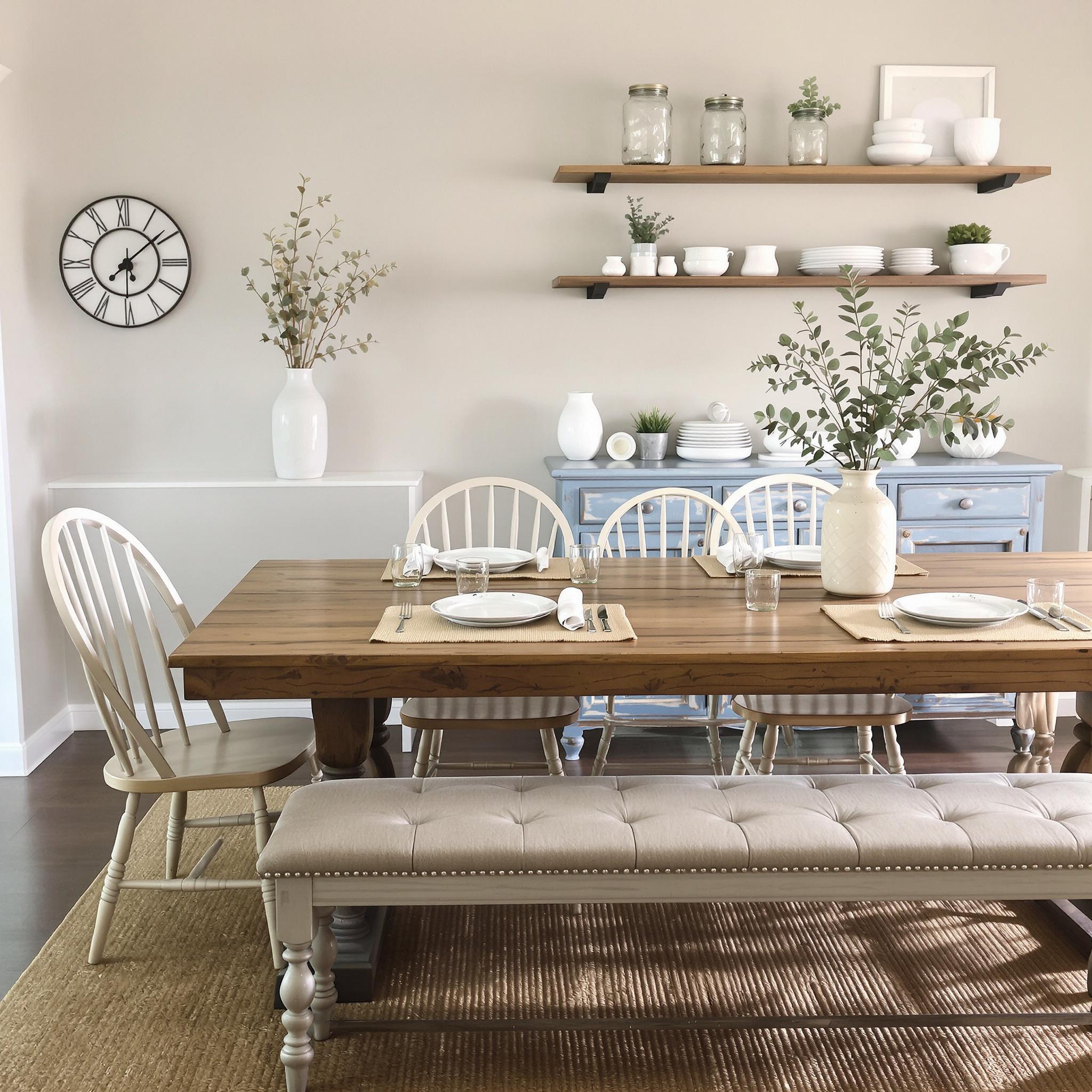 Farmhouse Style Dining Room Ideas tips