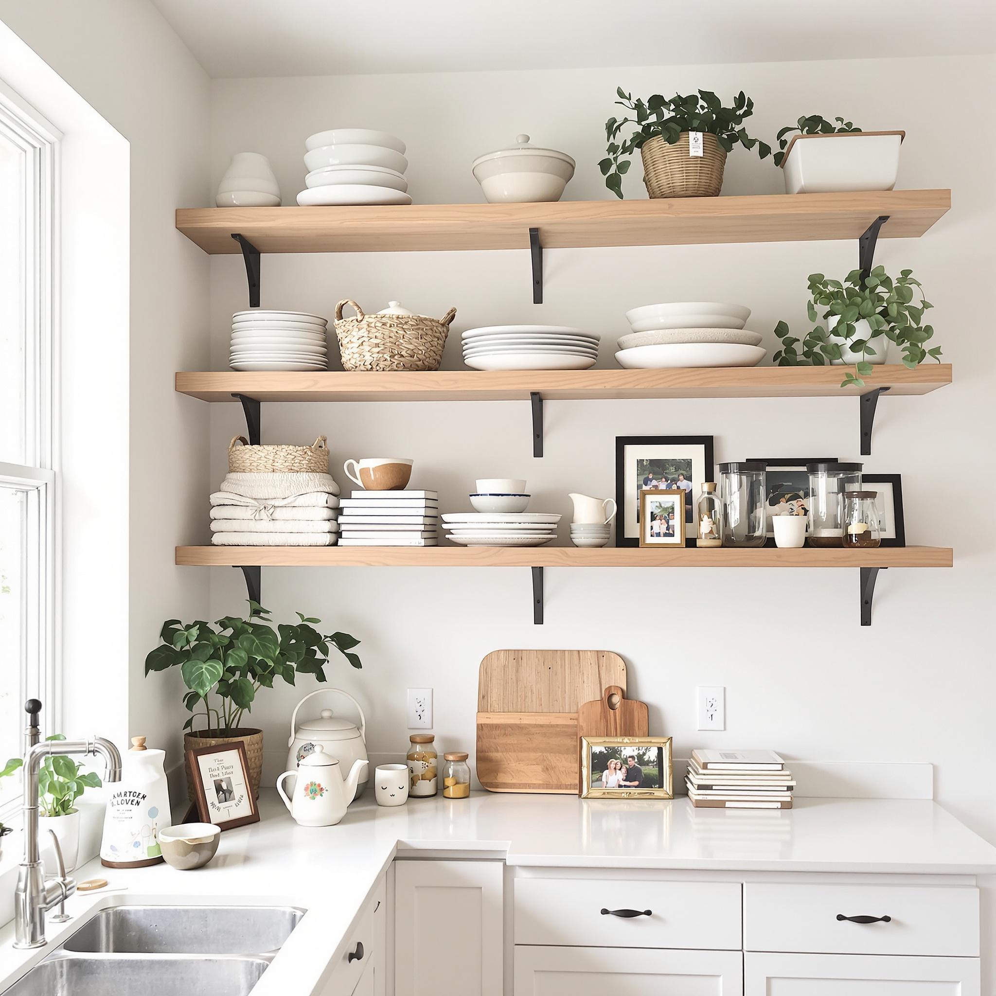 How to Style Open Shelves in the Kitchen