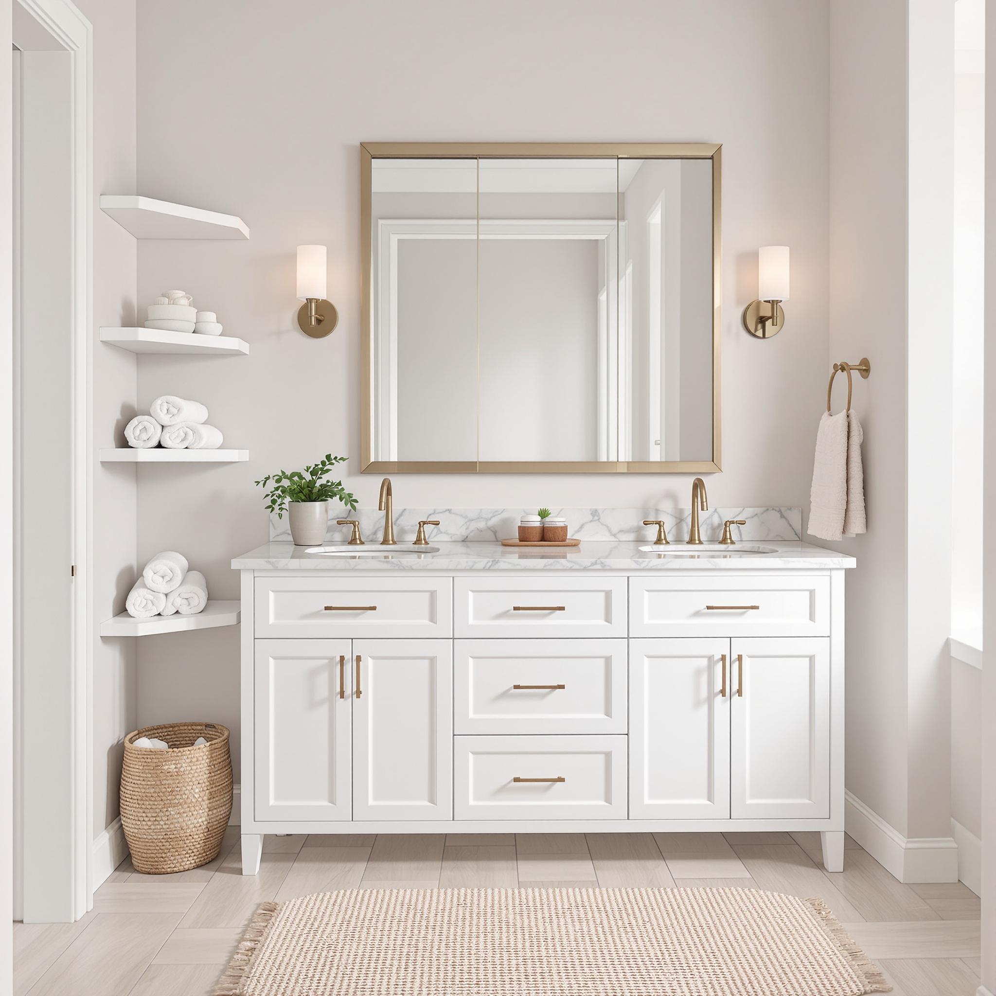 How to Style a Bathroom Vanity