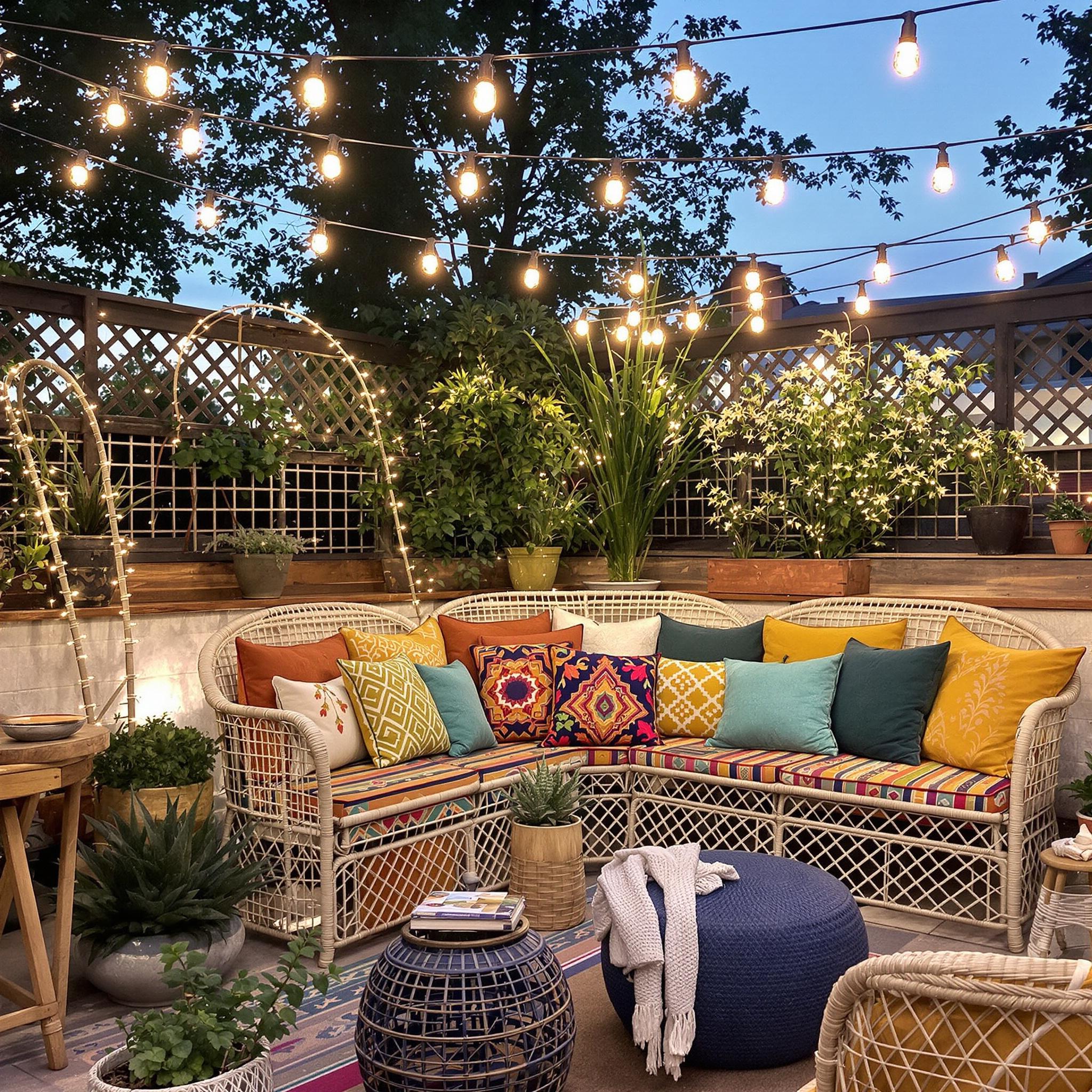 How to Style a Boho Patio