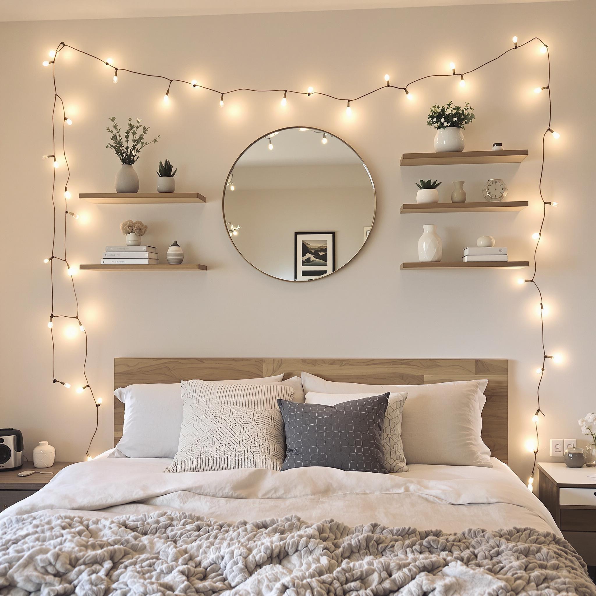 How to Style a Headboard Wall