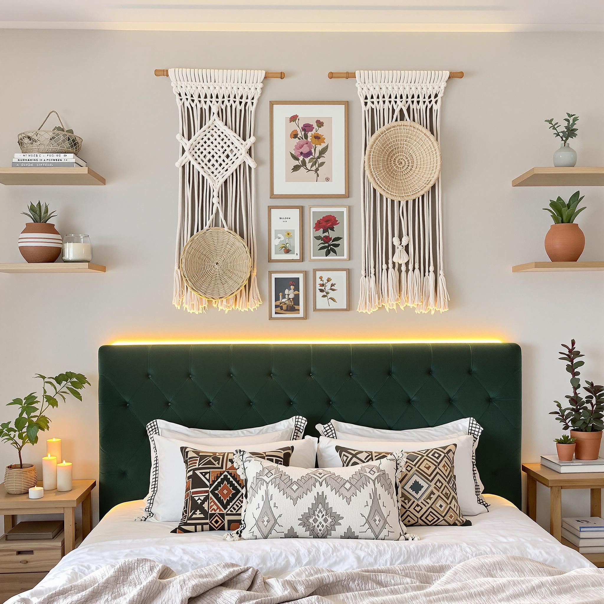How to Style a Headboard Wall ideas