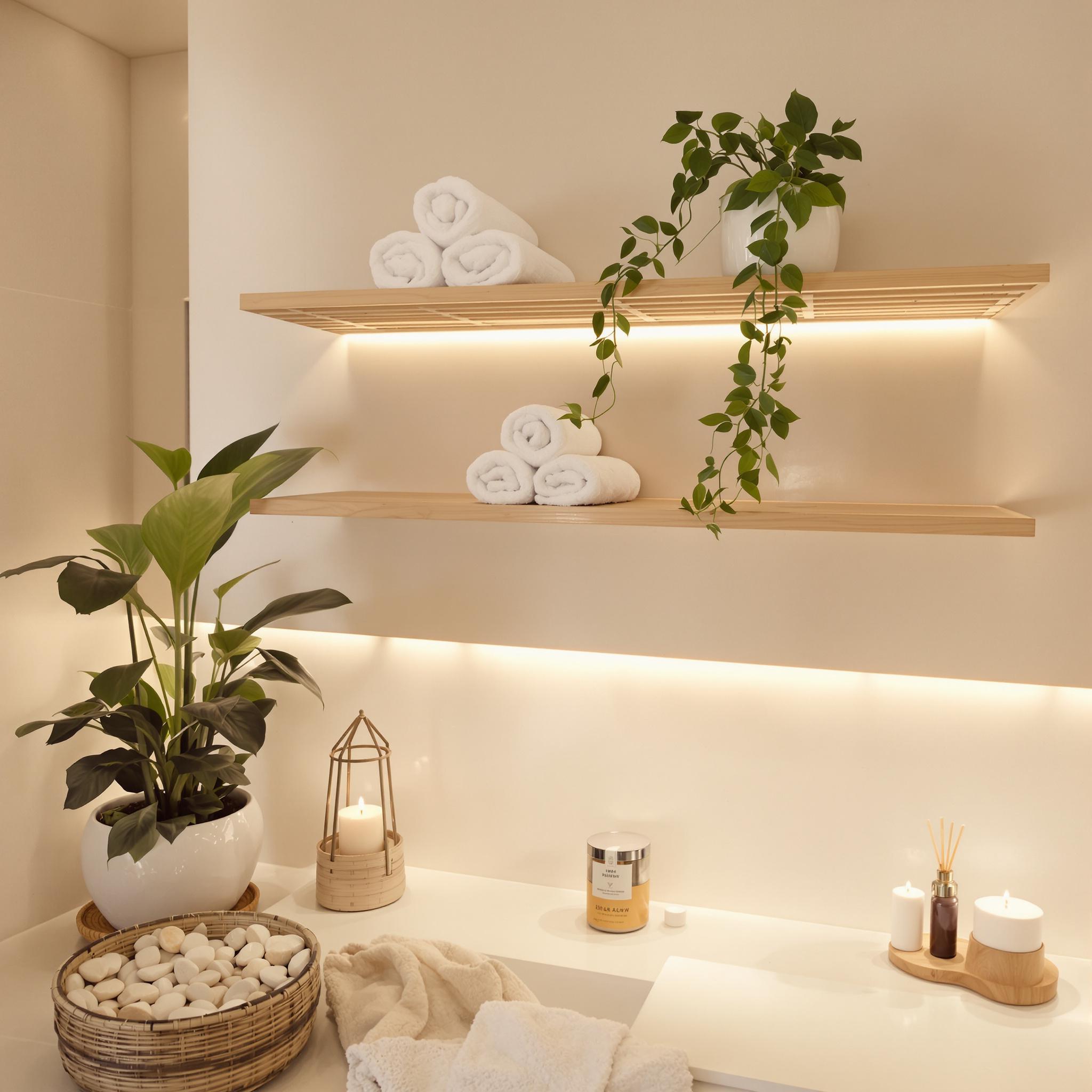 Spa-Like Bathroom Decor on a Budget