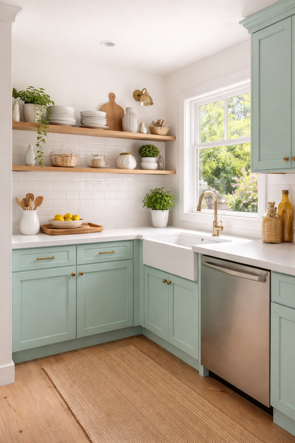 Kitchen Colors for Small Kitchens: 15 Best Picks 15 Best Kitchen Colors for Small Kitchens to Make Them Feel Bigger - idea 2
