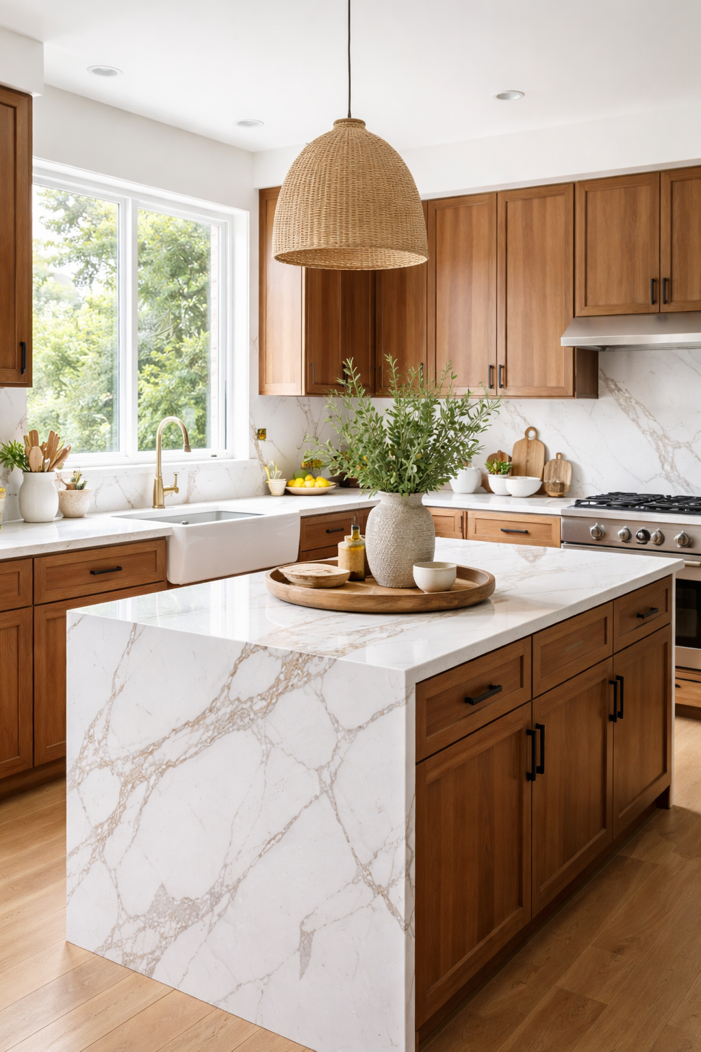 Kitchen Cabinet & Countertop Color Combinations — 15 15 Kitchen Cabinet and Countertop Color Combinations That Always Work - idea 1
