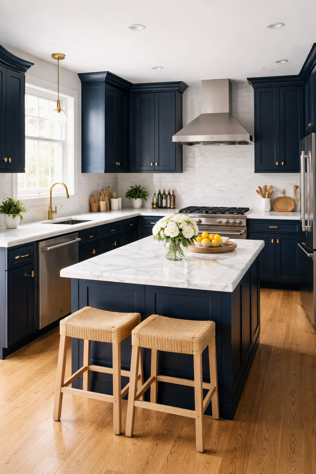 Kitchen Cabinet & Countertop Color Combinations — 15 15 Kitchen Cabinet and Countertop Color Combinations That Always Work - idea 2