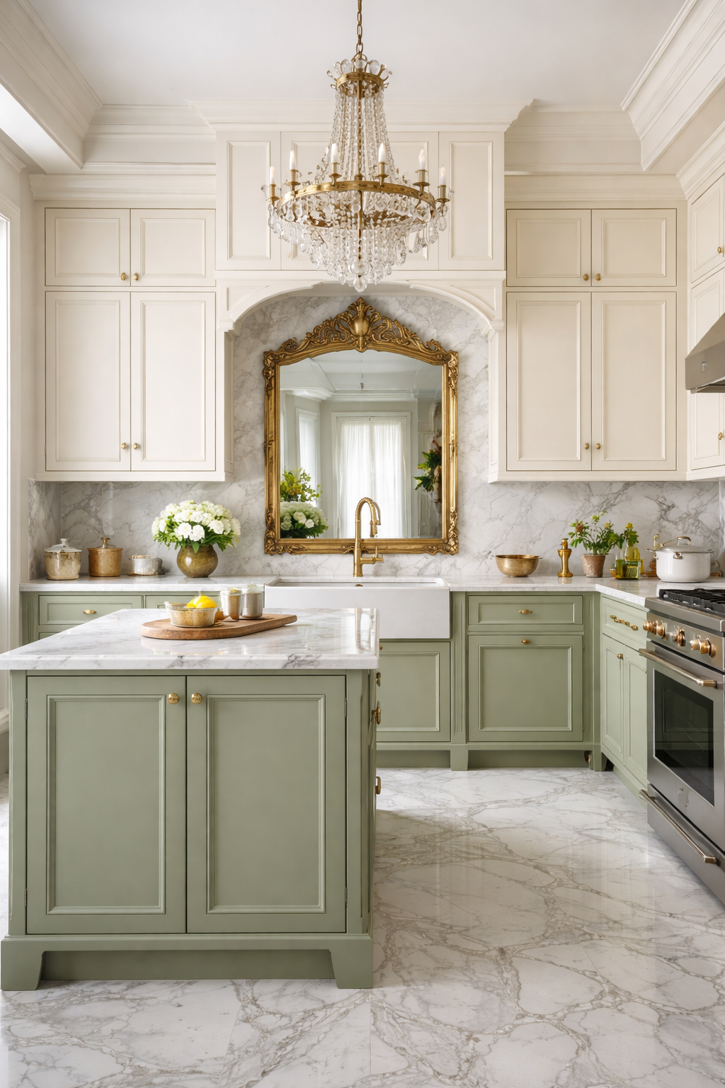 Sage Green and Cream Kitchen Ideas to Copy 15 Sage Green and Cream Kitchen Ideas You'll Want to Copy - idea 2