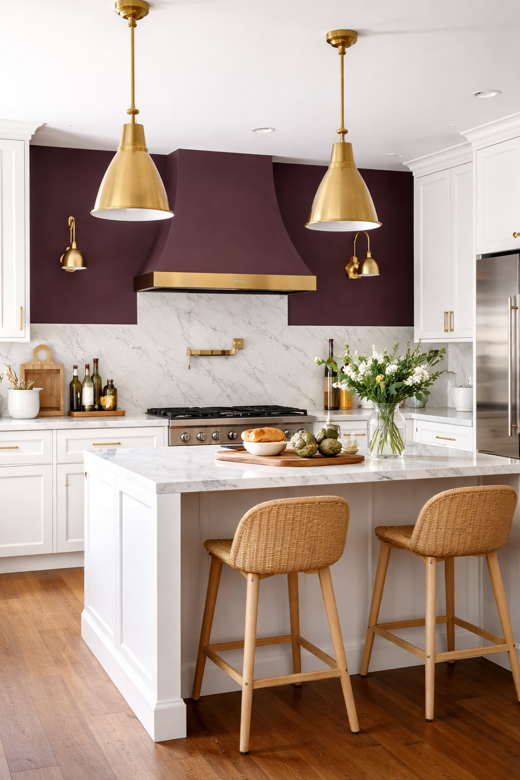 Aubergine Kitchen Ideas: 17 Rich, Sophisticated Looks 17 Aubergine Kitchen Ideas for a Rich and Sophisticated Look - idea 1
