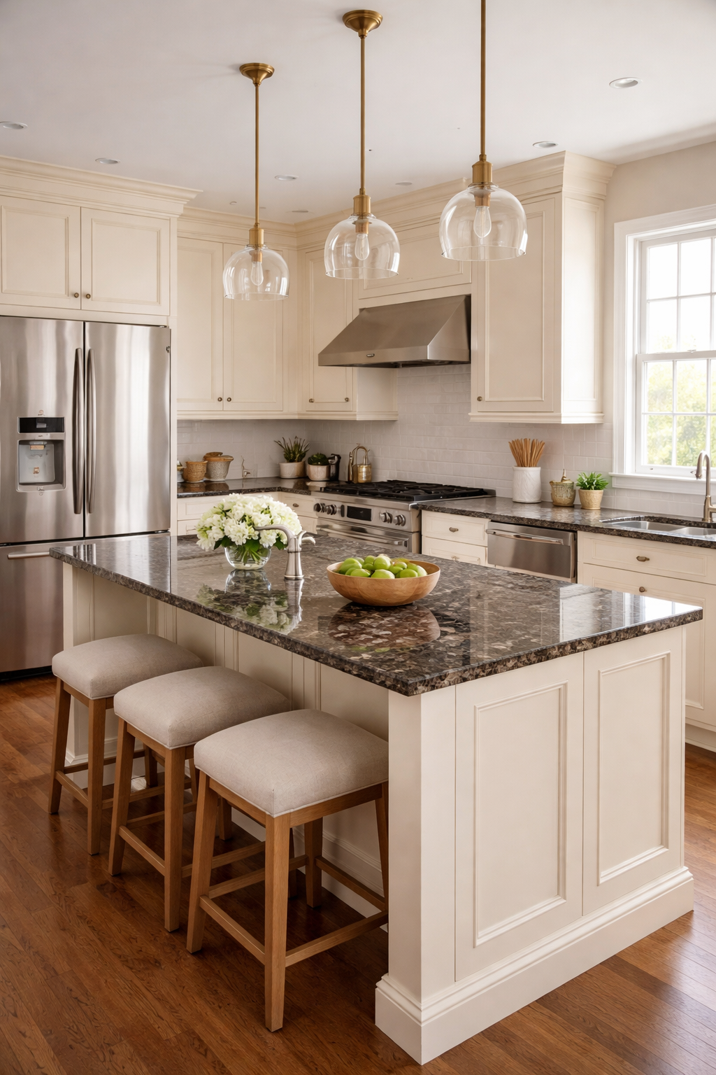 Cream Kitchen Cabinets: 17 Warm, Timeless Ideas 17 Cream Kitchen Cabinets for a Warm and Timeless Look - idea 1