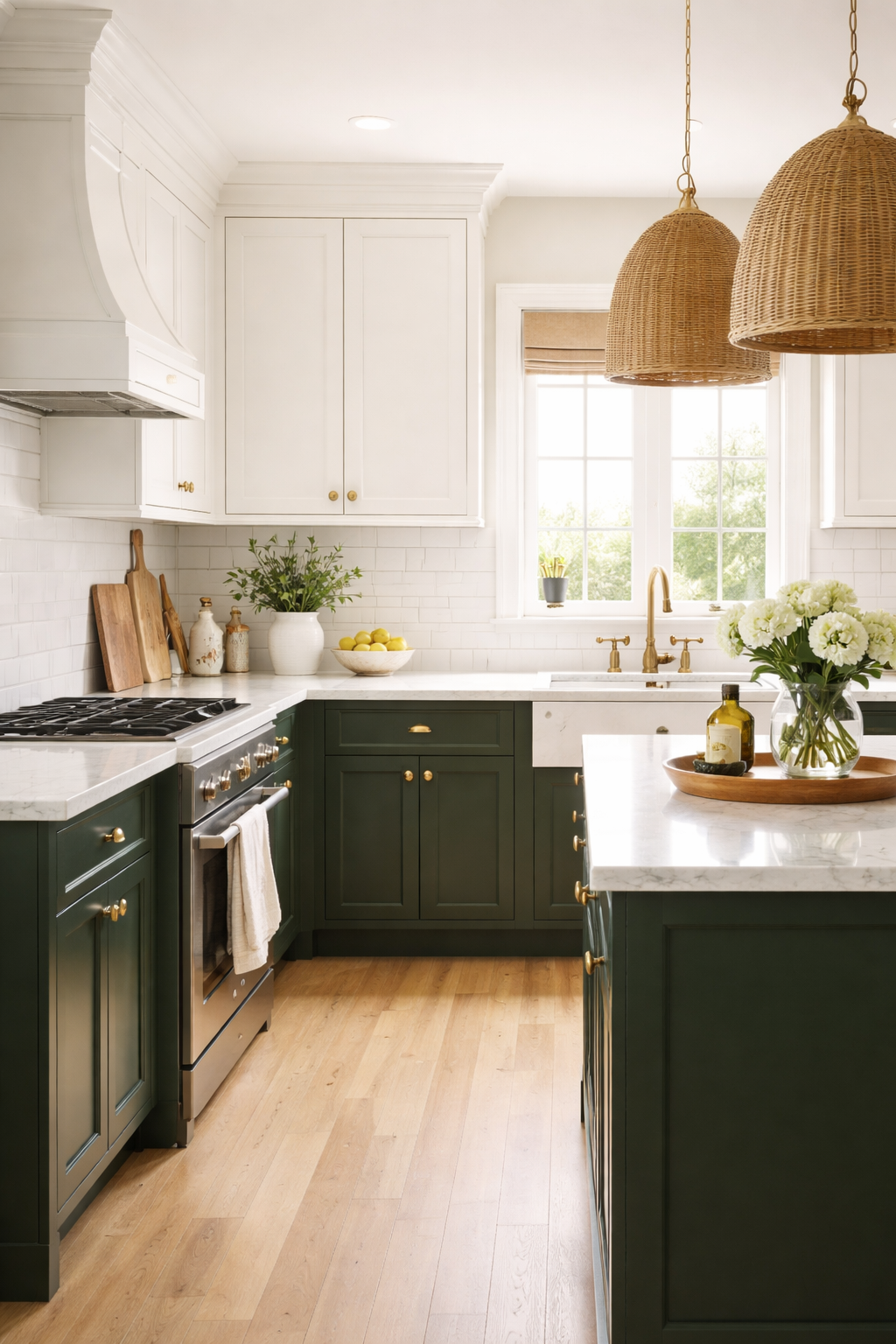 Dark Green Kitchen Cabinets: 15 Rich, Moody Ideas 15 Dark Green Kitchen Cabinets for a Rich and Moody Look - idea 2