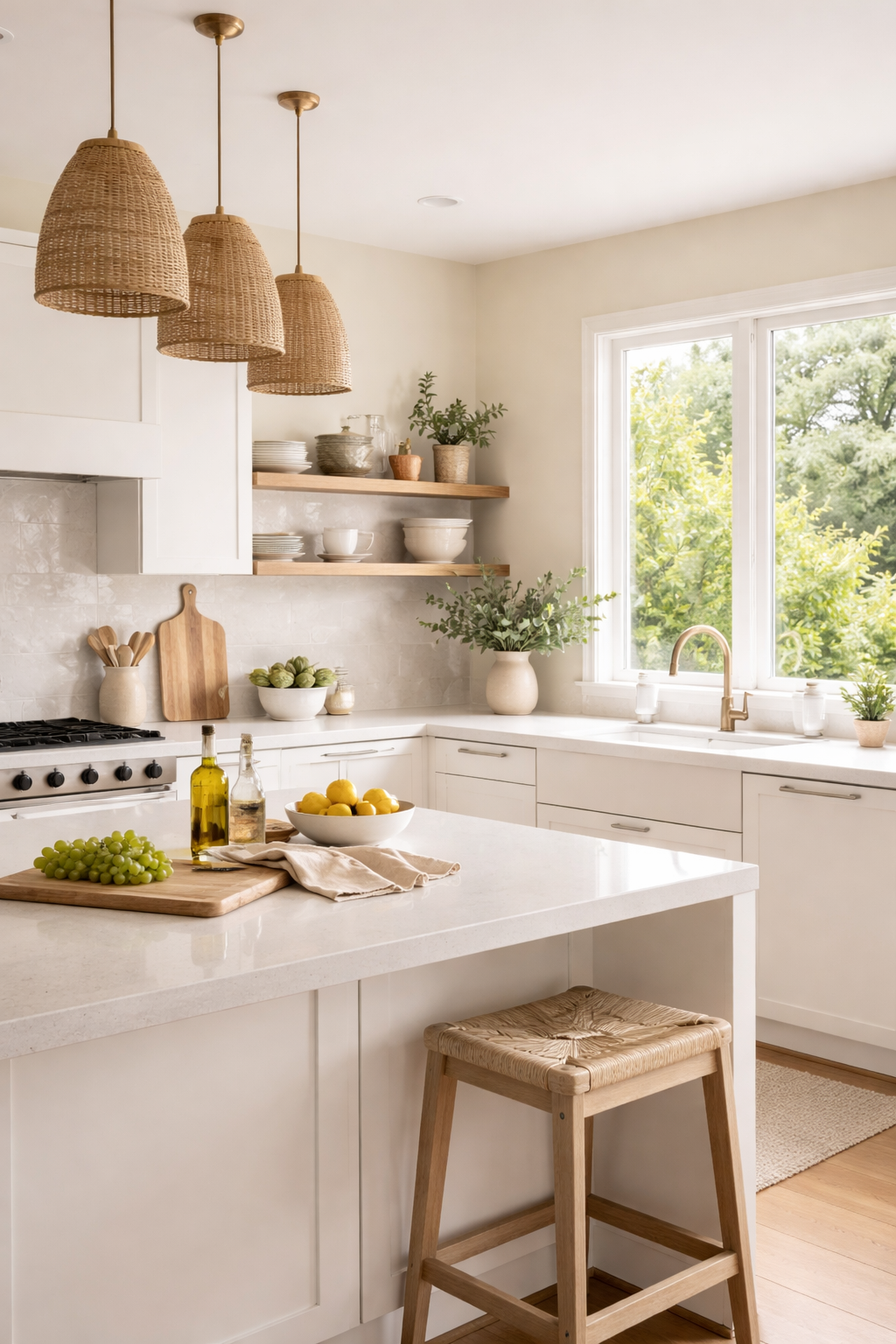 Kitchen Color Combinations With White Cabinets - 15 Ideas 15 Kitchen Color Combinations With White Cabinets That Look Beautiful - idea 3