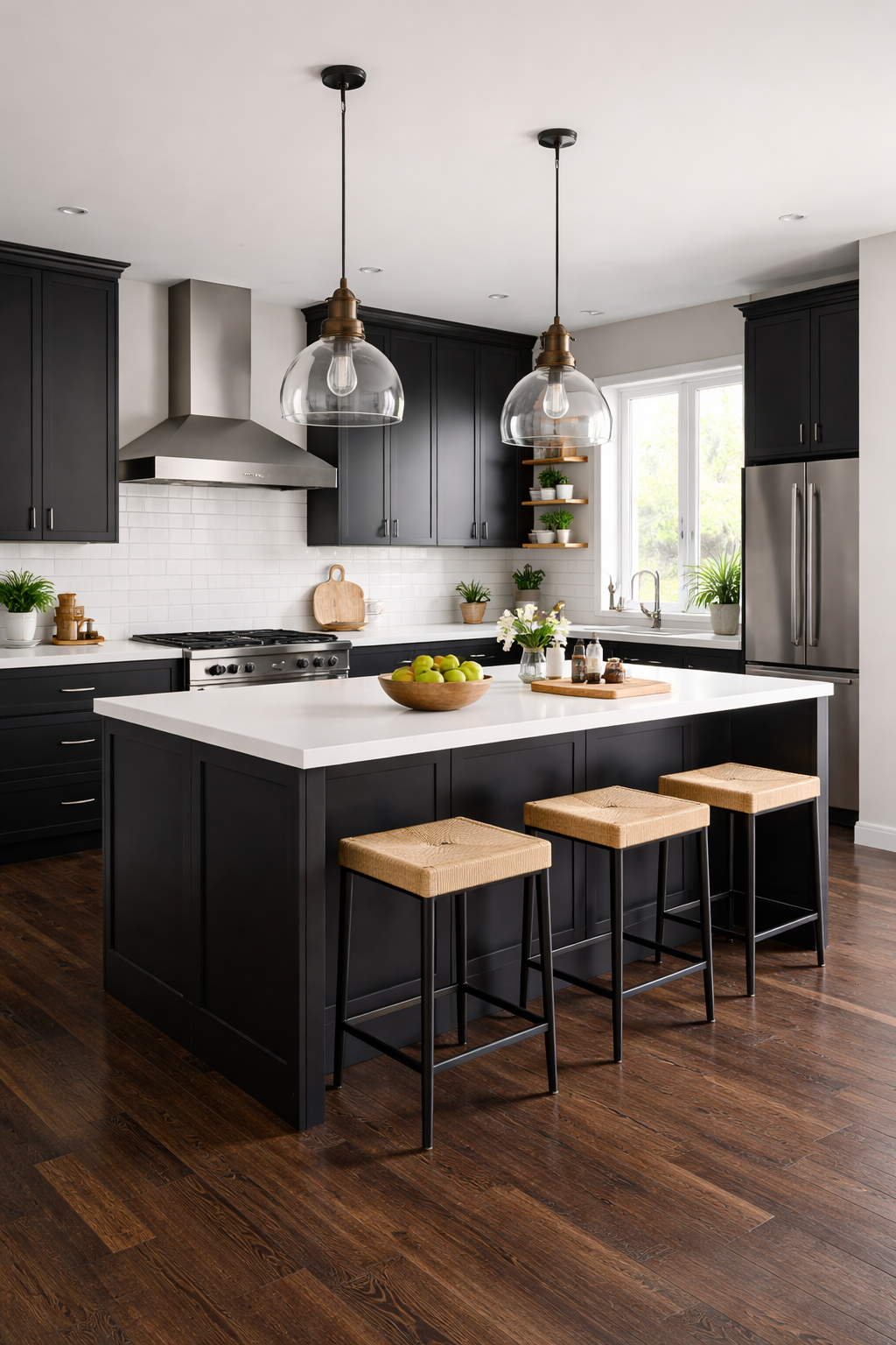 Kitchen Colors That Work Beautifully With Dark Floors 15 Kitchen Colors That Work Beautifully With Dark Floors - idea 2
