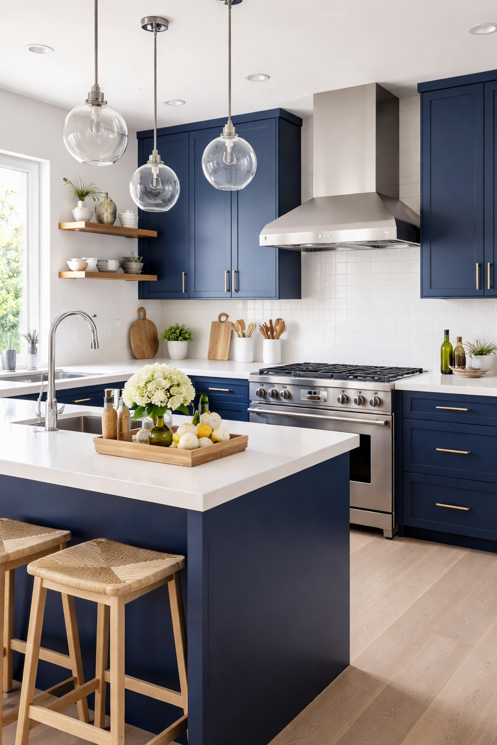 Blue Kitchen Ideas: 17 Styles From Soft to Moody 17 Blue Kitchen Ideas From Soft and Airy to Bold and Moody - idea 2
